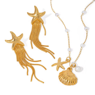 Necklace or earrings Marine
