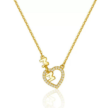 Necklace Mom heart