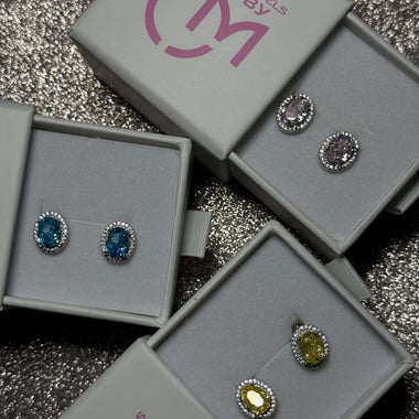 Earring silver shock