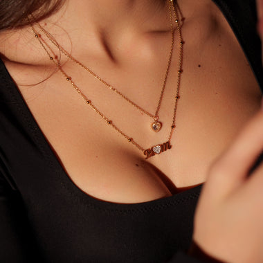 Necklace Double Mom