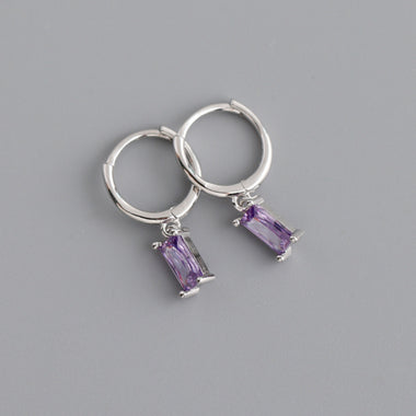 Earring classy purple