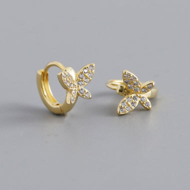 Earring Butterfly shine AB