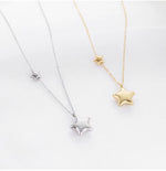 Necklace double star