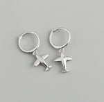 Earring plane pendant AB