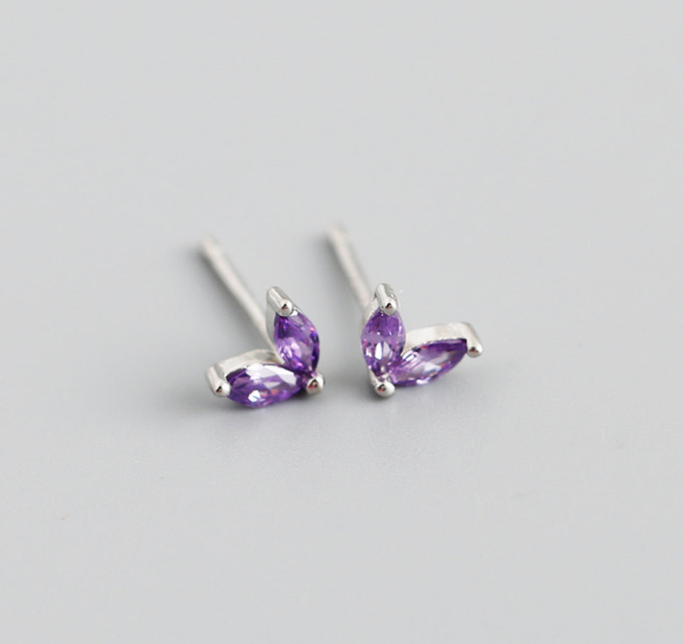 Earring mermade purple