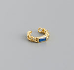 Ear cuff blue