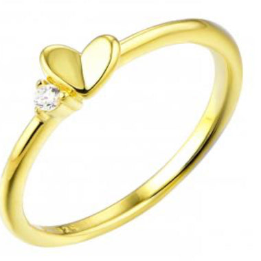 Ring heart gold