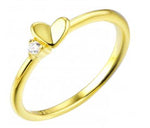 Ring heart gold