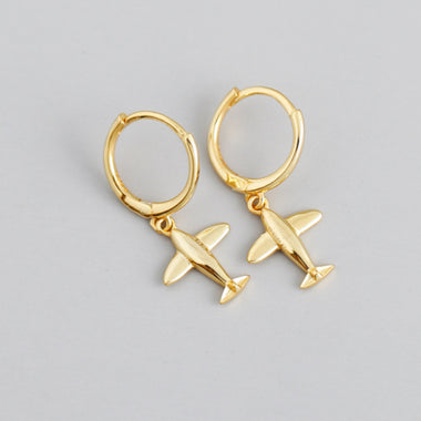 Earring plane pendant AB