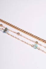 Body chain triple blue