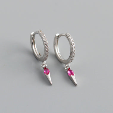 Earring hook pink