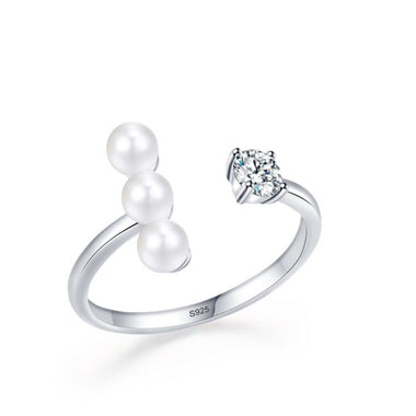 Ring triple pearl