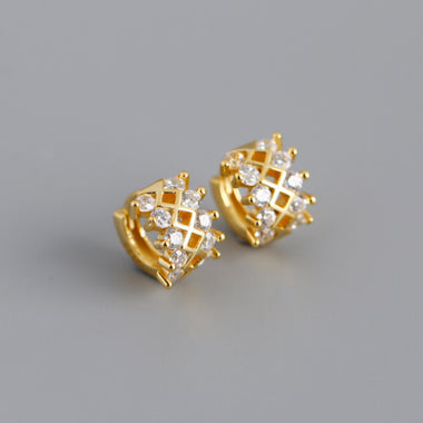 Earring double gold