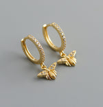 Earring bee gold