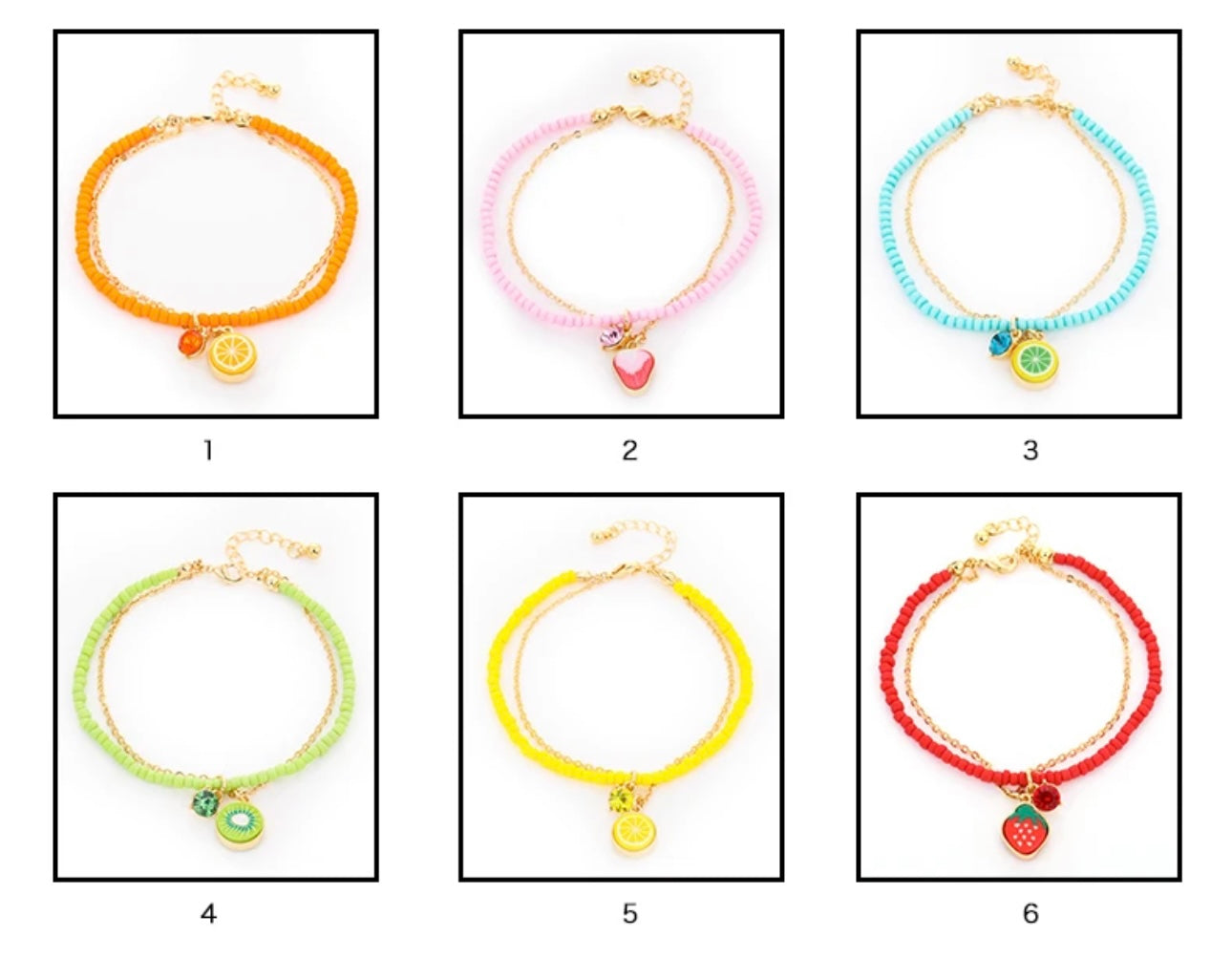 Bracelet Color fruit