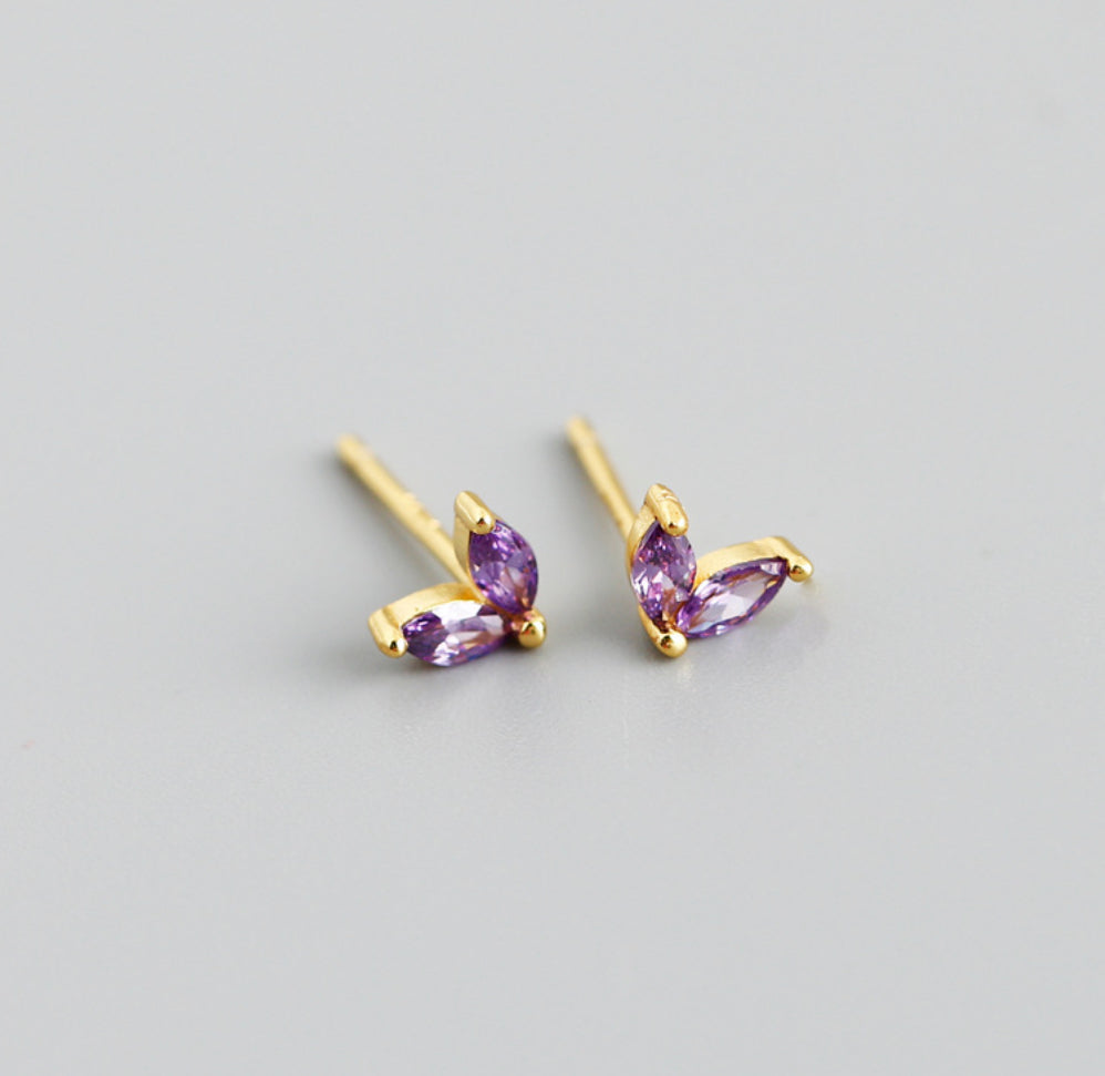 Earring mermade purple