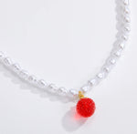 Necklace pearl fruit