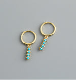 Earring triple shine sky