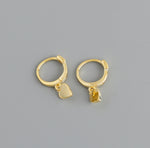 Earring mini heart gold