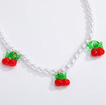 Necklace pearl fruit