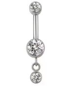 Belly piercing classic pendant