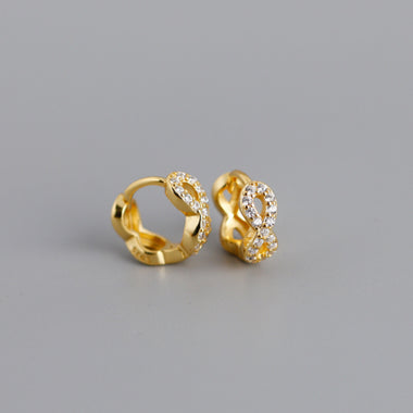 Earring infinity gold