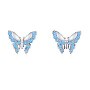 Earring blue AB