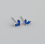 Earring mermade blue silver