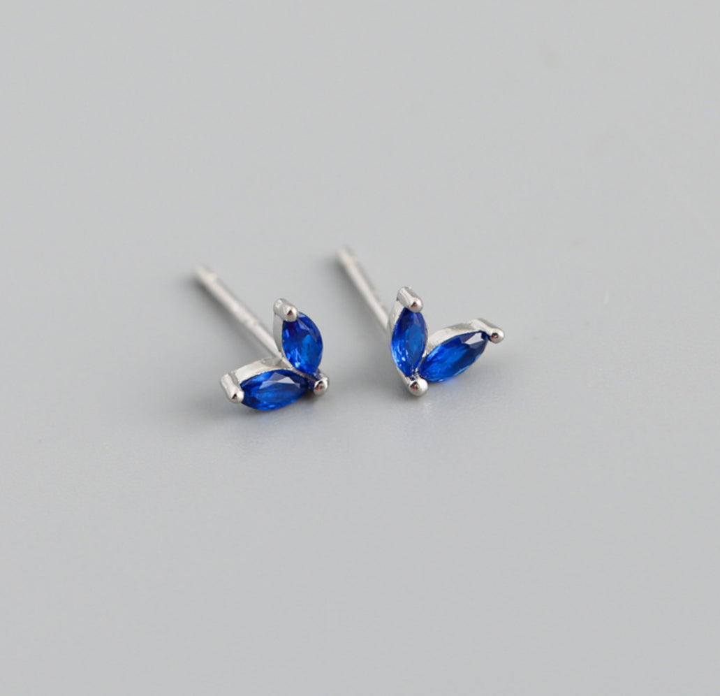 Earring mermade blue silver
