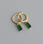 Earring classy green