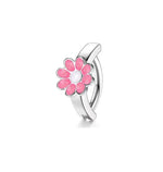 Belly piercing flower pink