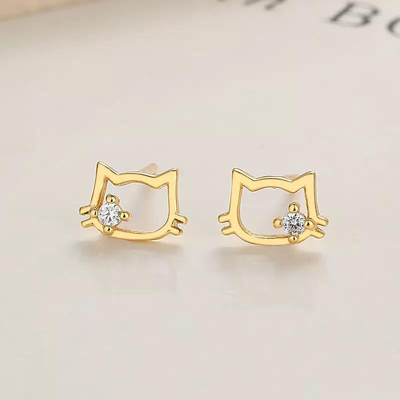 Earrings kitty