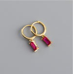 Earring classy pink gold