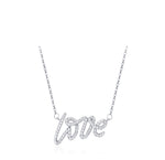 Necklace Love italics