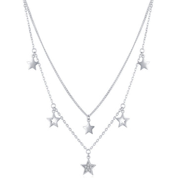 Necklace many star