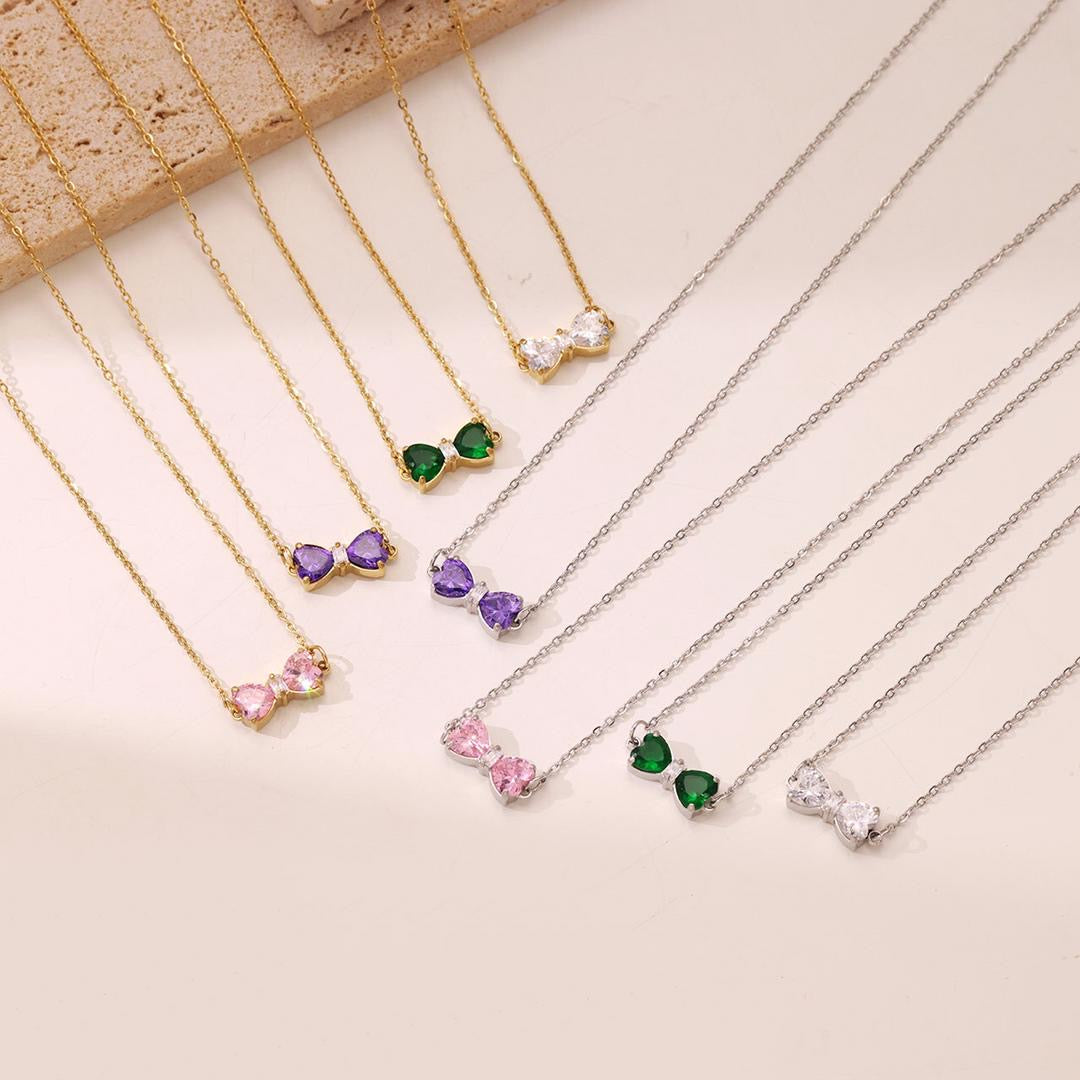 Necklace Bow colored