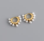 Earring love pearl