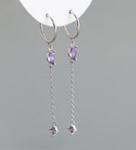 Earring miss purple