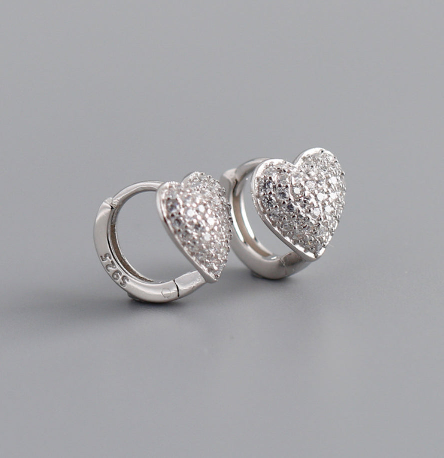 Earring loyalty silver
