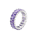 Ring zircon purple