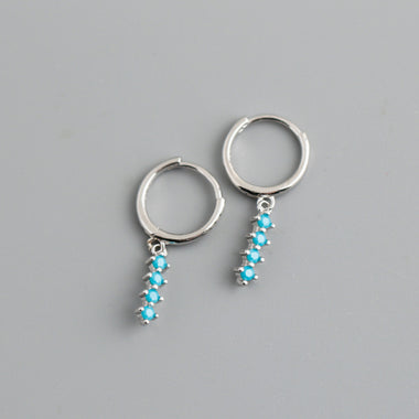 Earring triple shine sky