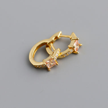 Earring light peach gold