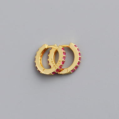 Earring line pink gold