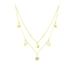 Necklace many star